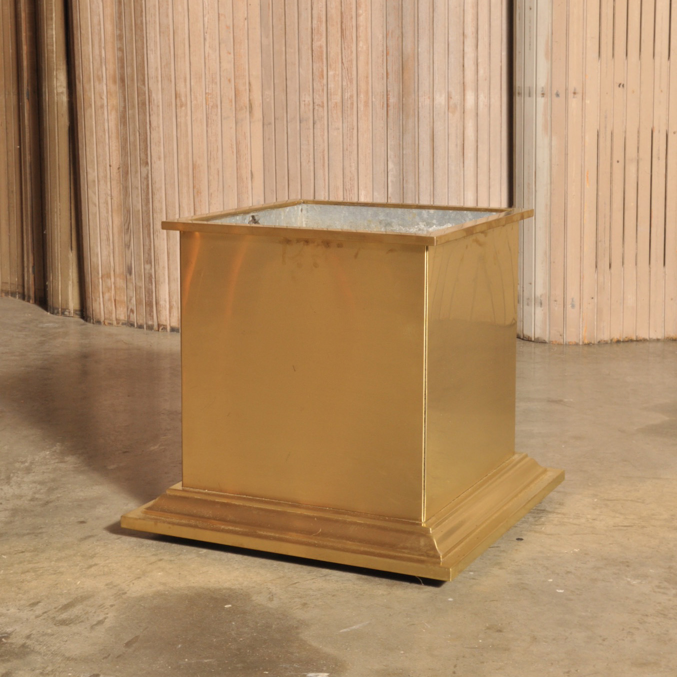 Maison Jansen Brass Bin, France 1970s Image