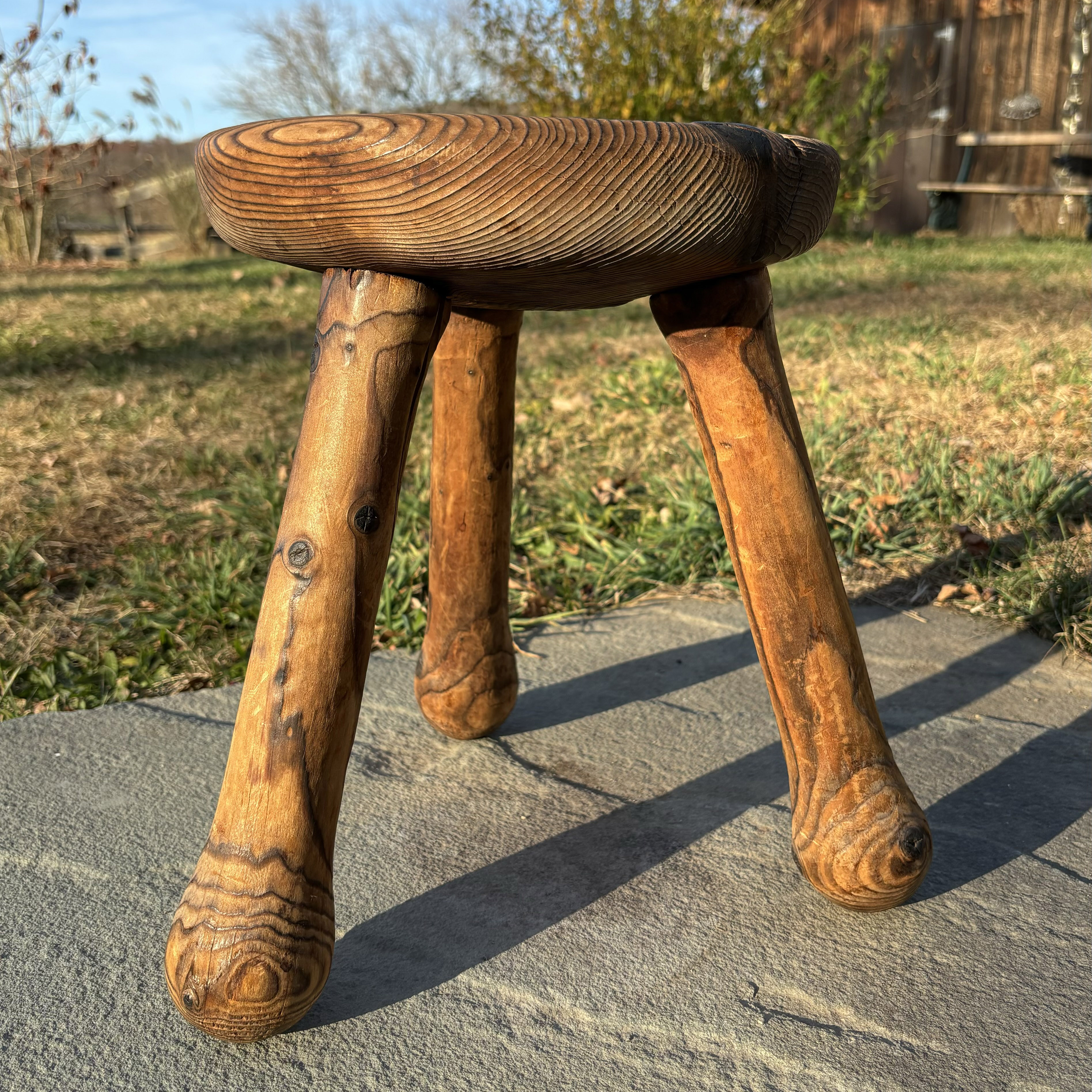 Pine Stool, Switzerland 1960s Image