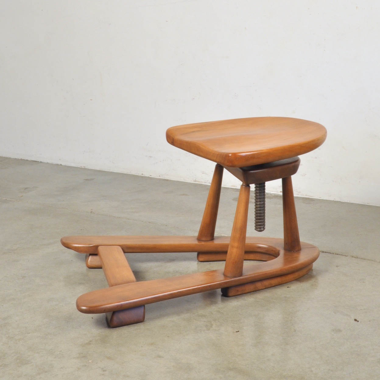Cherry Wood Atelier Stool Image